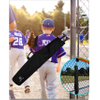 Lightweight Baseball Bat Sleeve, Black Bat Nylon Case,Softball Bat Sleeve Protector with Fence Hook,Handle Hold Baseball Bags RJ19665