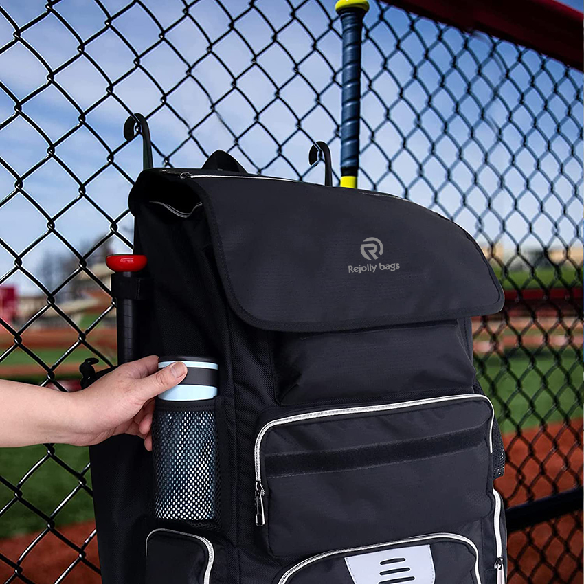 Large Expandable Bat Pack, Baseball Bat Bag Backpack, Large Capacity Holds 4 Bats,2 Drink Pockets Baseball Bags RJ19681