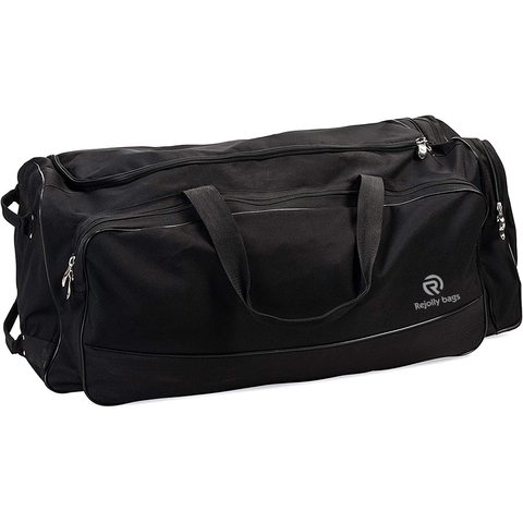 Sports Wheeled Equipment Large Nylon Athletic Travel Bag with Wheels for Baseball, Football, Basketball, Soccer, Hockey, and Training Baseball Bags RJ19667