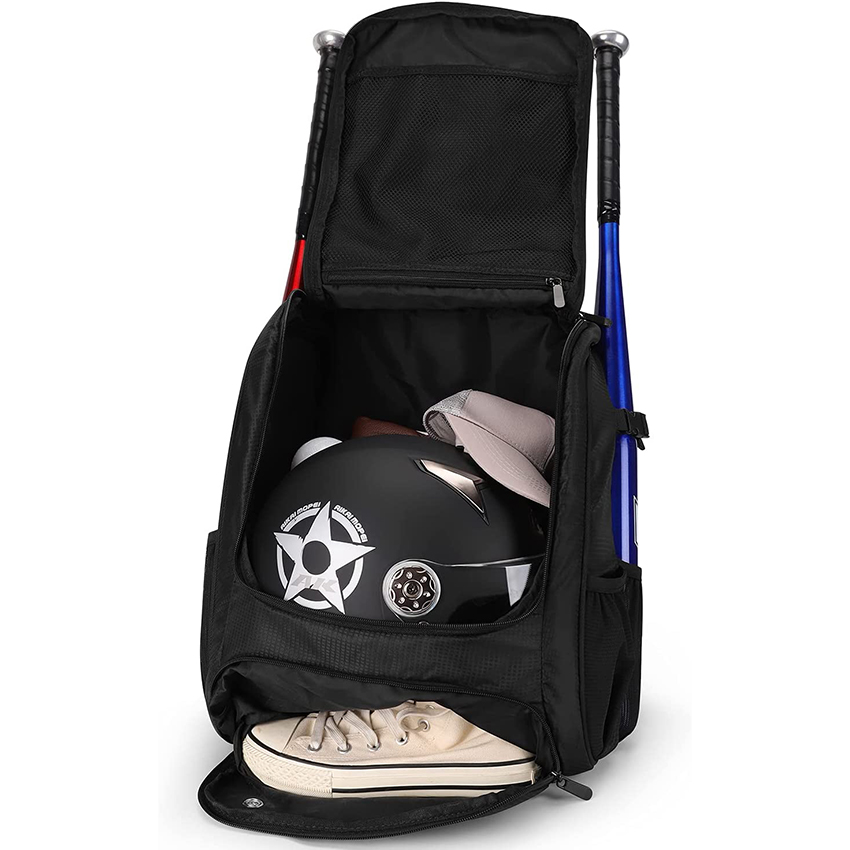 Softball Bag for Baseball Gear & T-Ball Bat, Youth Baseball Backpack with Shoes Compartment for Girls, Boys Baseball Bags RJ19652