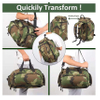 Large Backpack Waterproof Sports Gym Travel Outdoor Overnight Bag for Men Women