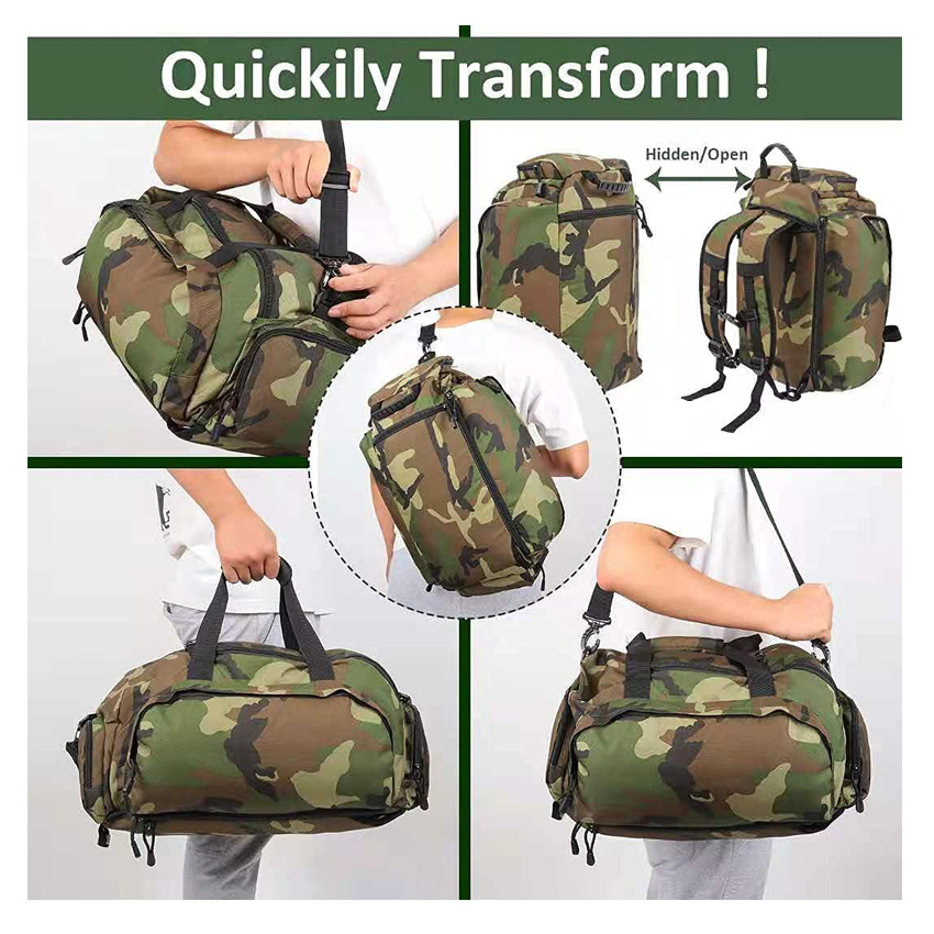 Large Backpack Waterproof Sports Gym Travel Outdoor Overnight Bag for Men Women