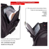 Luggage Travel Bag Wheeled Holdall Pull or Drag Trolley Handle Wheeled Bag