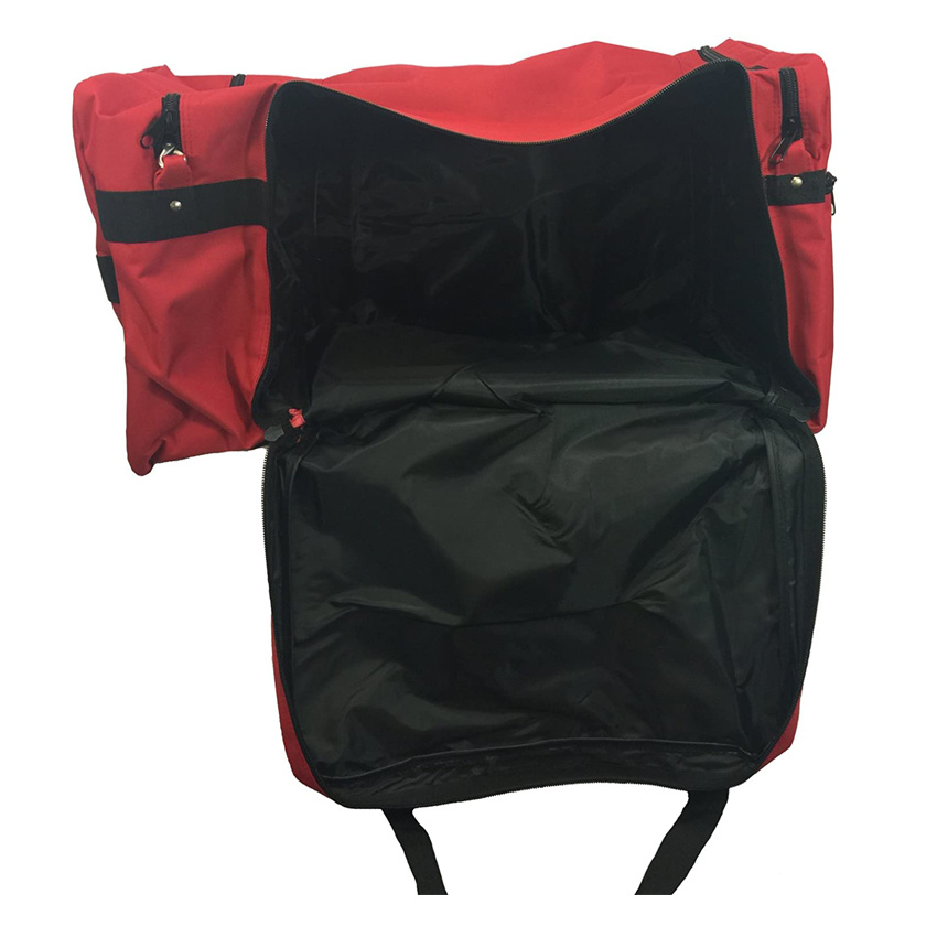 Firefighter Gear Bag Heavy Duty Fireman Equipment Bag Red Emergency Paramedic EMT Bag