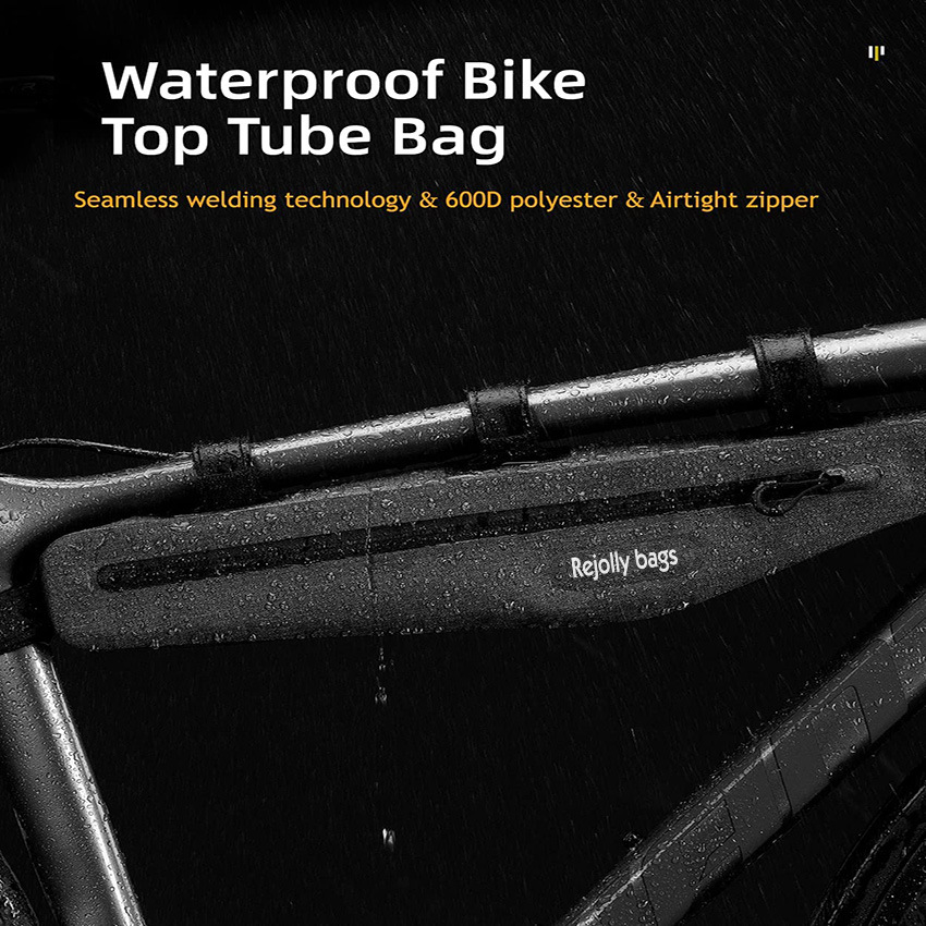 Triangle Waterproof Outdoor Saddle Frame Pouch Bike Frame Bag