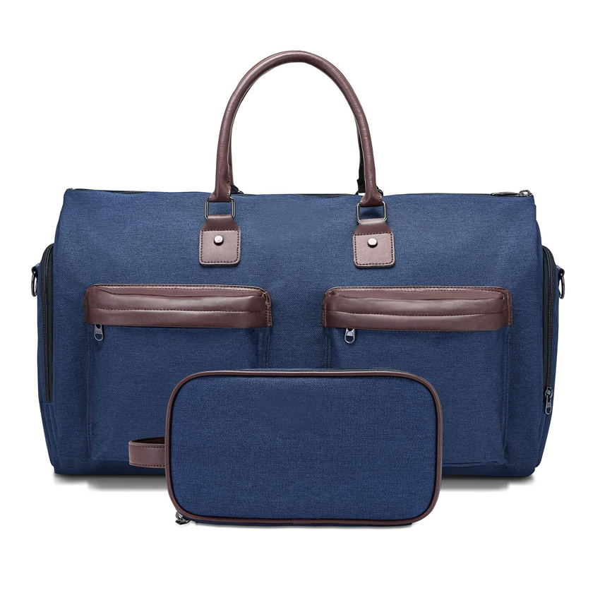 Convertible Garment Bag with Toiletry Bag 2 in 1 Hanging Suitcase Suit Travel Bags