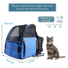 Foldable China Wholesale Pet Backpack Durable Pet Carrier Bags for Travel Hiking Walking