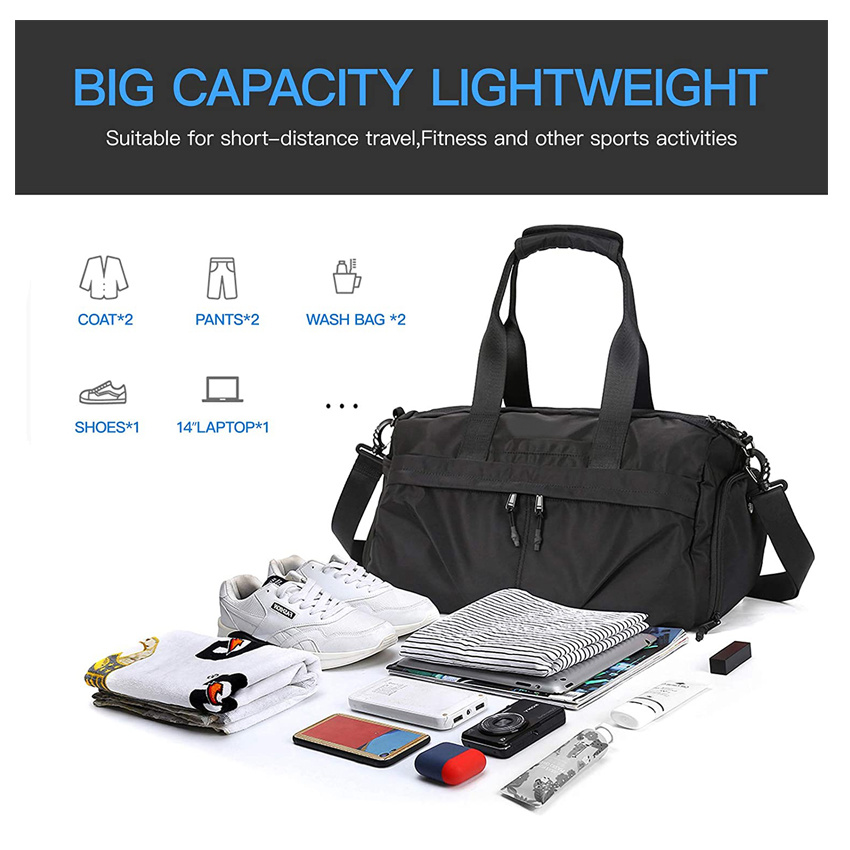 Gym Bags Travel Duffel Bags Small Workout Bag Durable Sports Carry on Holdall Bag