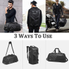 Waterproof Travel Weekender Bag for Men Women Overnight with Shoes Compartment Sports Duffel Bags