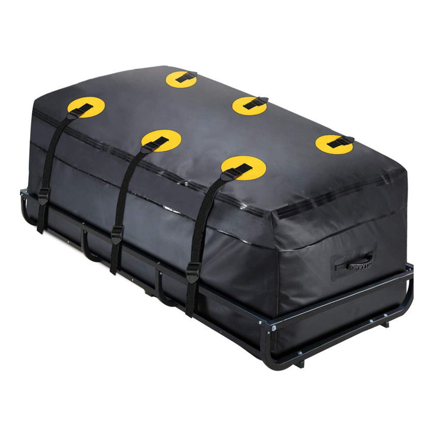 Cargo Carrier Bag Hitch Bag Include Reinforced Straps Fits Car Truck SUV Vans with Basket Hitch Mount