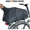 Large Capacity Hard Shell Storage Bike Rear Rack Bag