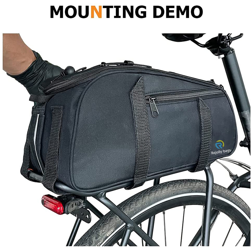 Large Capacity Hard Shell Storage Bike Rear Rack Bag