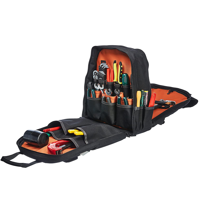 Electrician Tool Bag Backpack Golf Equipment Bag Big Pencil Case