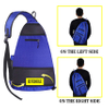Reversible Crossbody Sling Backpack Tennis Racket Bag and Travel Sports Bag