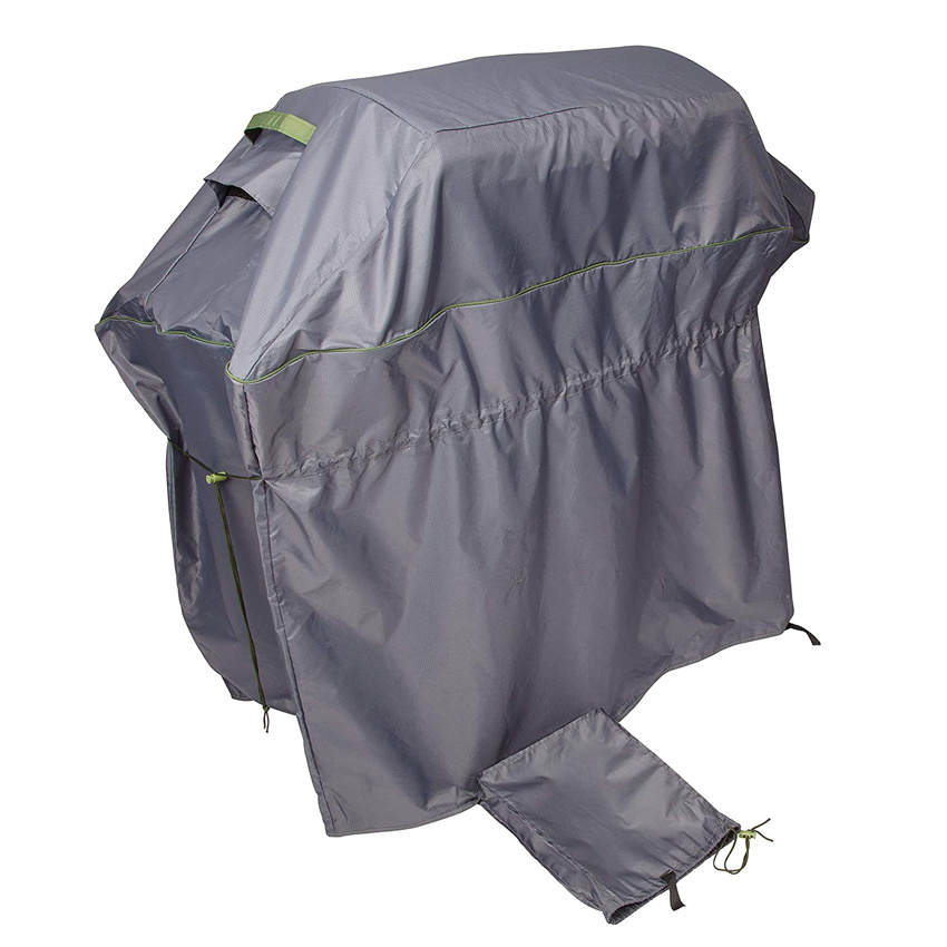 Premium Lightweight Grill Cover Grey Family Outdoor Picnic Barbecue Rack Cover