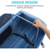with Wheels 110L Travel Wheeled Duffel Luggage with Rollers 33 Inch Rolling Duffle Bag