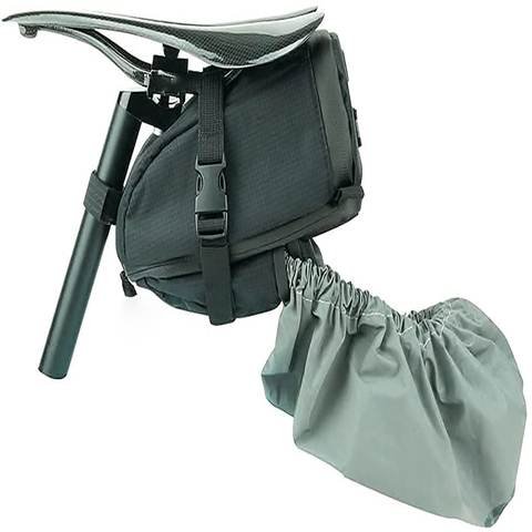 Ample Storage Capacity Integrated Waterproof Light Mount Silent Zipper Pulls Expedition Bicycle Saddle Bag