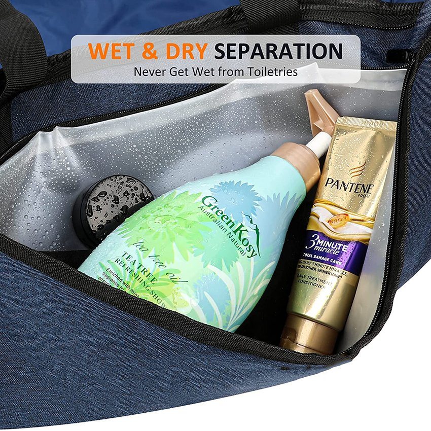 Waterproof Carry on Hanging Garment Duffle Bag for Convertible with Shoes Compartment 2-in-1 Suit Carrier for Travel