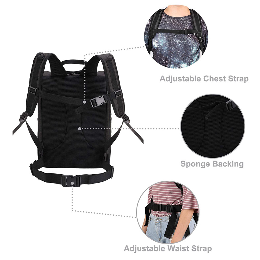 Outdoor Travel Hiking Dog Bag Pet Carrier Backpack for Large/Small Cats and Dogs Puppies