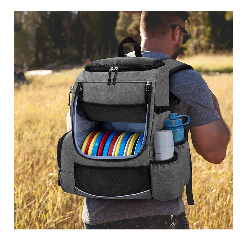 Large Frisbee Bag Outdoor Travel Bag Disc Golf Backpack Disc Sports Accessories Bag