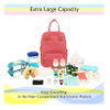 Travel Baby Diaper Backpack Bags with Changing Station Premium Waterproof Baby Bag