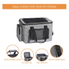 Dog Bike Basket Carrier Removable Pet Bicycle Bag Dog Cycling Bag for Picnic Shopping