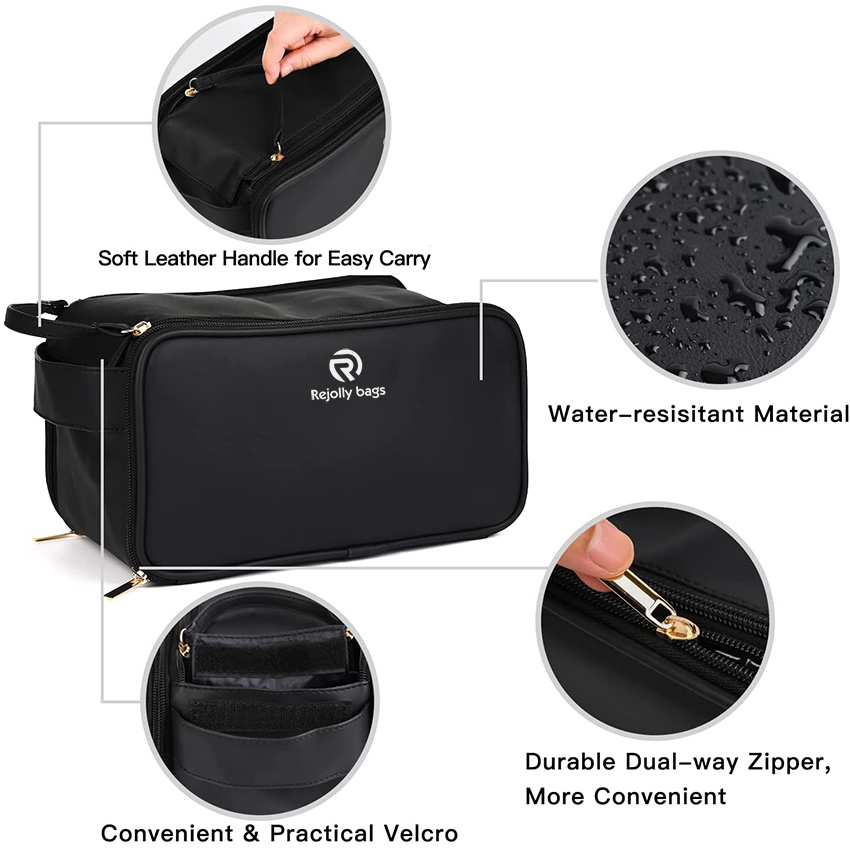 Large Toiletry Bag for Men and Women, Travel Toiletry Organizer Dopp Kit Water-Resistant Cosmetic Shaving Bag for Toiletries Accessories Toiletry Bag