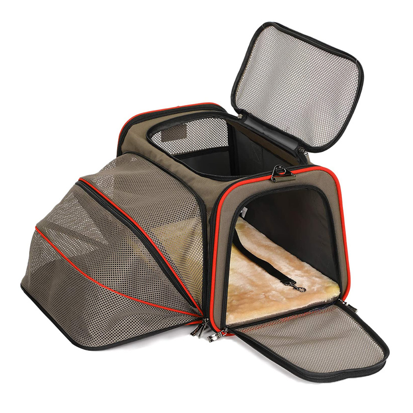 Expandable Cat Carrier Dog Carriers Bag Portable Pet Travel Washable Carrier for Kittens Puppies