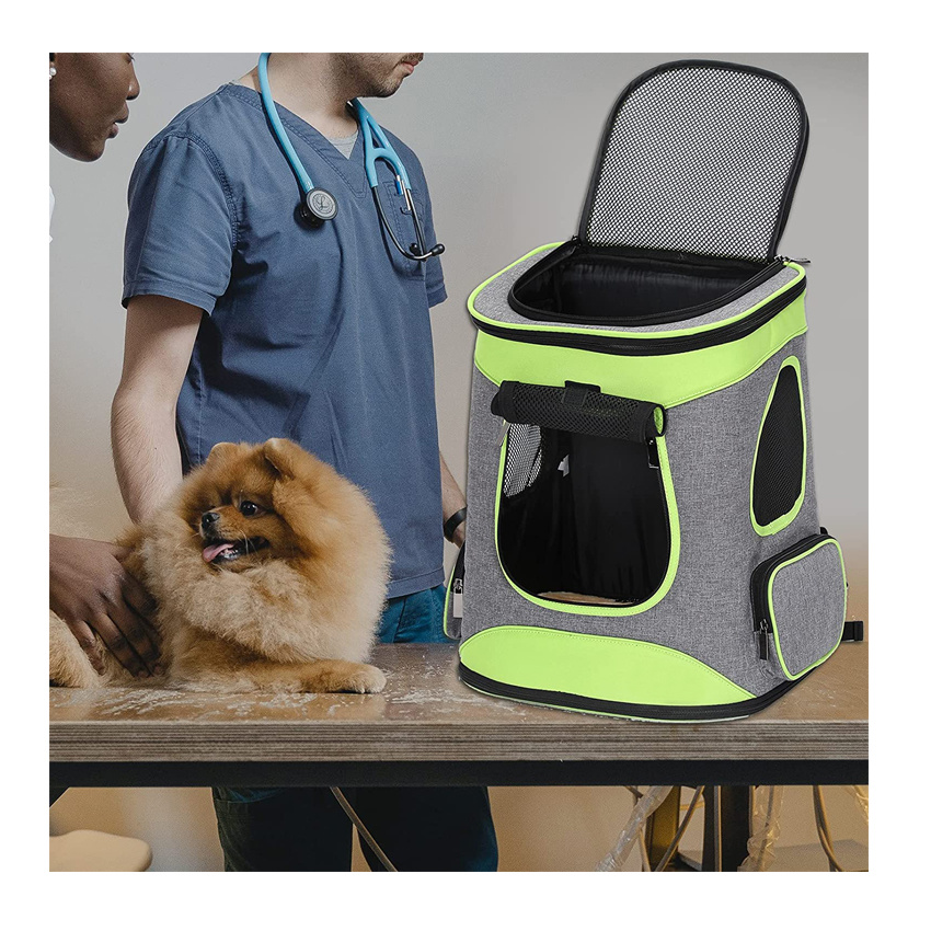 Puppies Carrier Bag Dog Cat Shoulder Backpack Collapsible Fashion Dog Bag