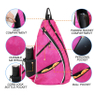 Gym Professional Crossbody Sports Backpack Tennis Racket Bag Women Pink China Wholesale Bag