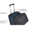 Rolling Backpack for Travel Women Men Water Resistant Large Capacity Business Roller Bags