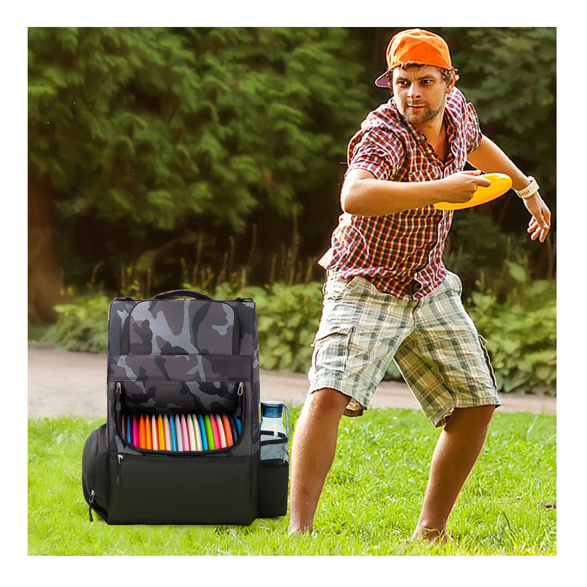 Stylish Golf Bag Functional Frisbee Bag Foldable Disc Golf Bag