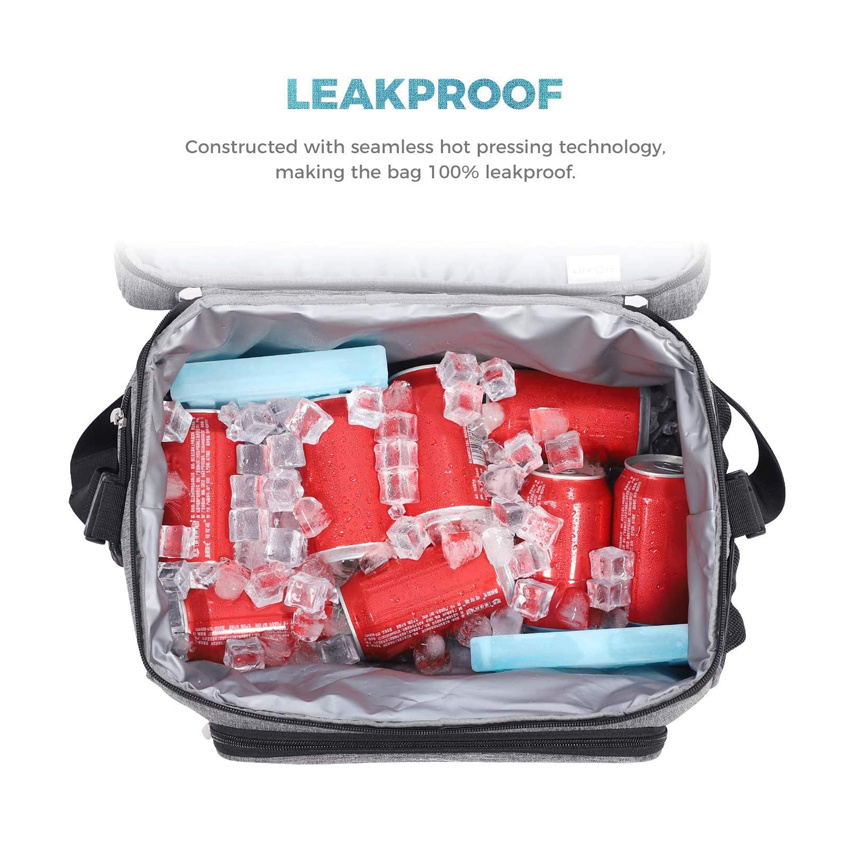 Collapsible Cooler Bag Insulated Travel Lunch Bag Food Delivery Bag