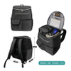 Dog Travel Bag Backpack with Poop Bag Dispenser Multi-Function Pocket Food Container Bag