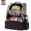 with 20+ Disc Capacity Carry Golf Bag for Disc Golf Starter Set Two Side Storage Pockets Disc Golf Backpack Bag