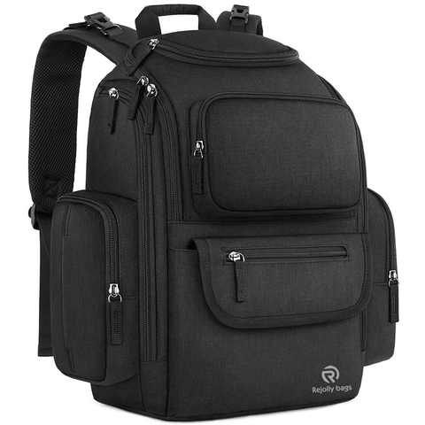 Large Storage with Portable Changing Pad Travel Water Resistant Baby Diaper Backpack for Men Women with Insulated Pockets Diaper Bag Backpack