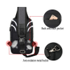 Sling Backpack Crossbody Shoulder Chest Pack Bag with USB Charging Travel Rucksack Sling Bag