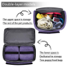 Double-Layer Pet Supplies Backpack for All Pet Travel Supplies Pet Travel Collapsible Food Baskets