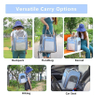 Portable Cat Backpack Tavel and Hiking Cat Carrier Bags Pet Bag with Breathable Mesh Window
