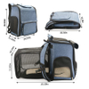 Dog Travel Carrier Backpack Puppy Outdoor Bag Visibility and Ventilation Pet Cage