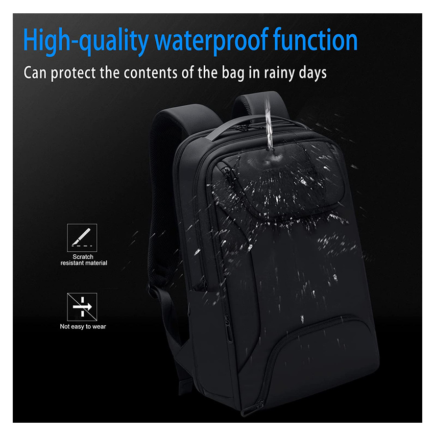 Functional Weekend Travel Work College Laptop Backpack Men Casual Computer Bag