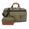 Overnight Carry on Tote Bag Canvas Travel Duffle Bag with Shoes Bag and Toiletry Bag