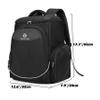 Gaming Console Backpack Travel Carrying Bag with Multiple Pockets for Laptop and Gaming Accessories