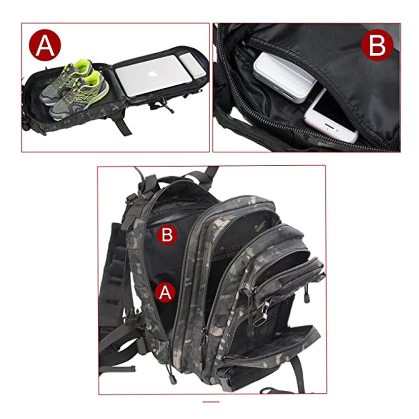 Outdoor Hiking Rescue Backpack Trauma First Aid Backpack Fire Tactics Bag