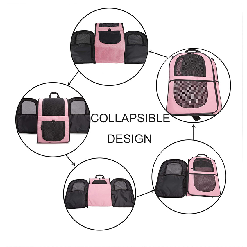 China Wholesale Pet Product Dog Cage Cat Carrier Bag Pet Backpack