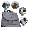 Perfect Weekend Pet Travel Set Dog Travel Bag Pet Owner Multi-Use Dog Outdoor Bag
