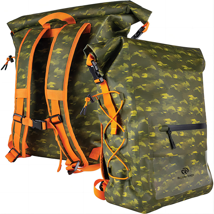 Waterproof Storage Backpack Adventure Fishing Roll Top Dry Bag RJ228358