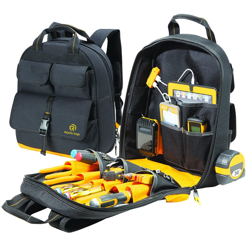 Reel Multifunctional Storage and Heavy Duty Large USB Charging Tool Backpack