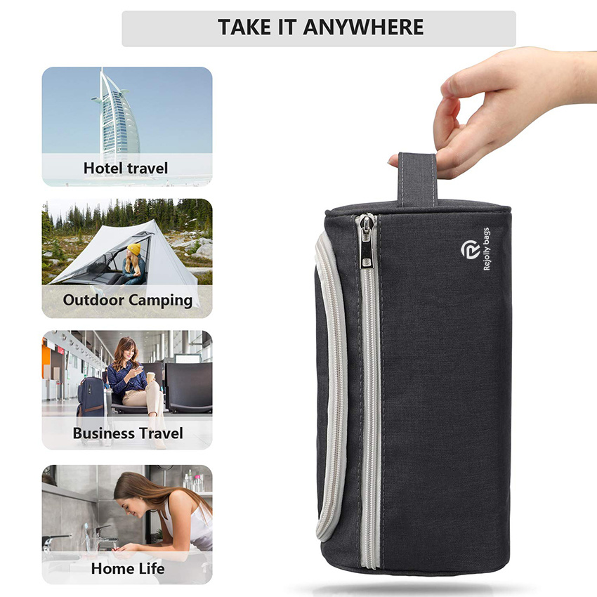 Toiletry Organizer Wash Bag Hanging Shaving Kit Travel for Bathroom Shower Water-Resistant Toiletry Bag