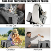 Dog Pet Booster Car Seat for Console Washable Portable Ravel Carrier Bags